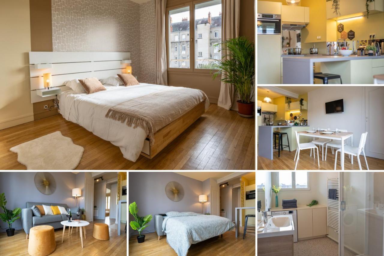 Tours Centre - Proche Gare - Parking Velo - Balcon - Arrivee Autonome Apartment Екстериор снимка